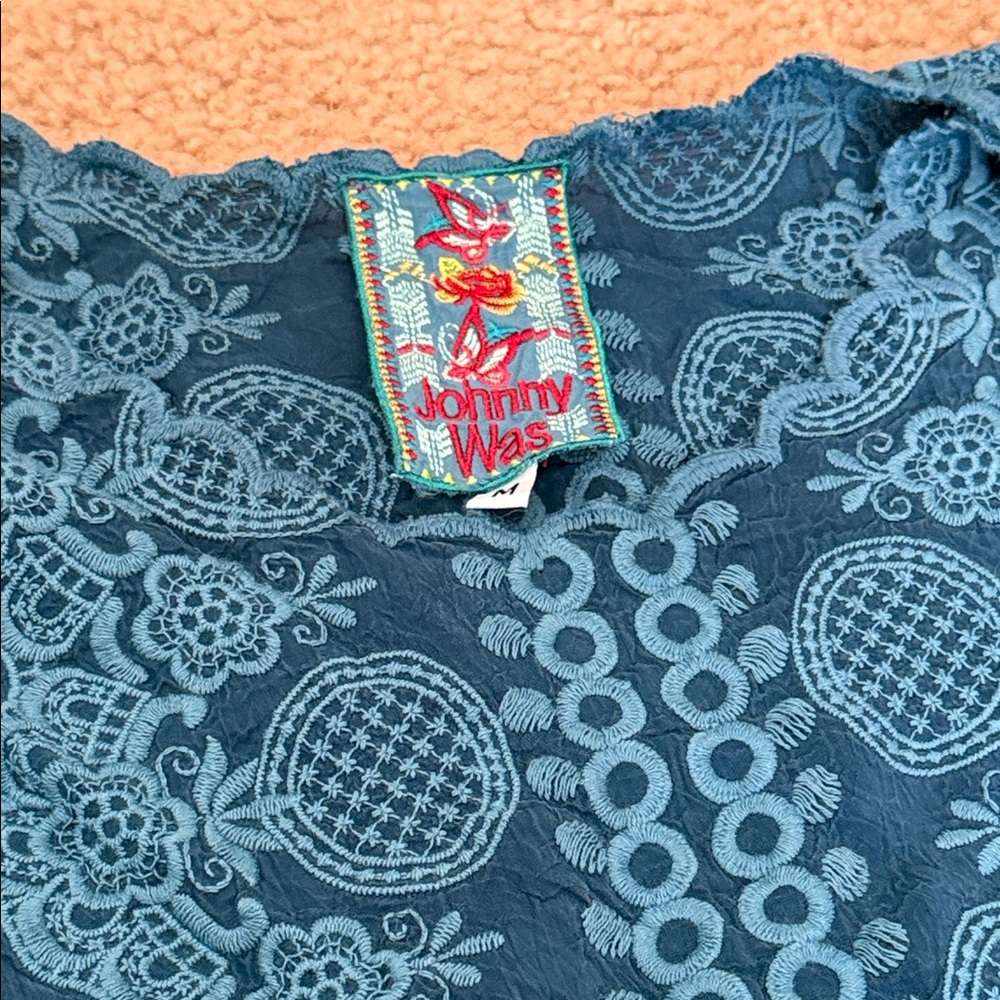 Johnny Was Analuisa Embroidered Top - Picture 5 of 6